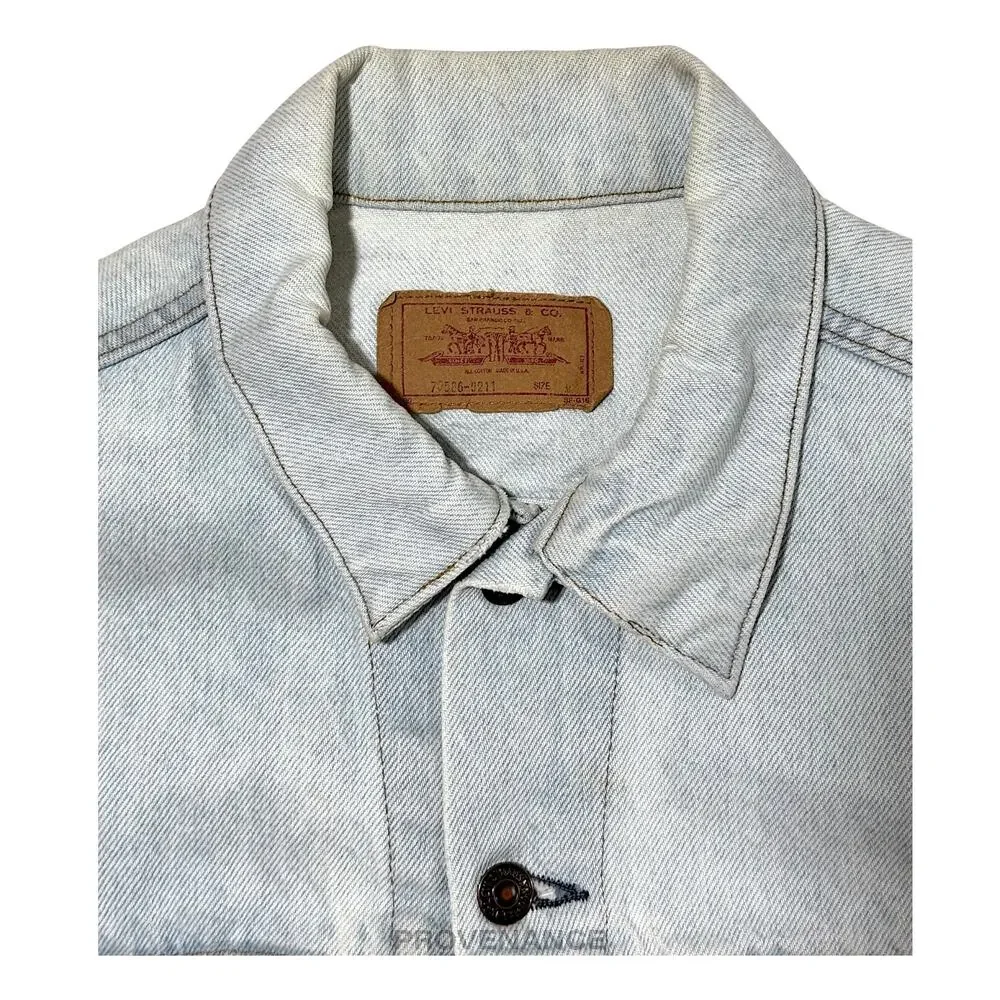 🔴 LEVIS x Kanye Ye PABLO TLOP Denim Jacket - Light Blue M - Picture 3 of 7